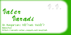 valer varadi business card